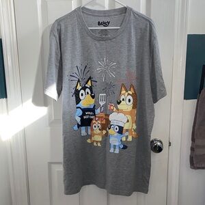 Bluey Gray Short Sleeve Men's Tee